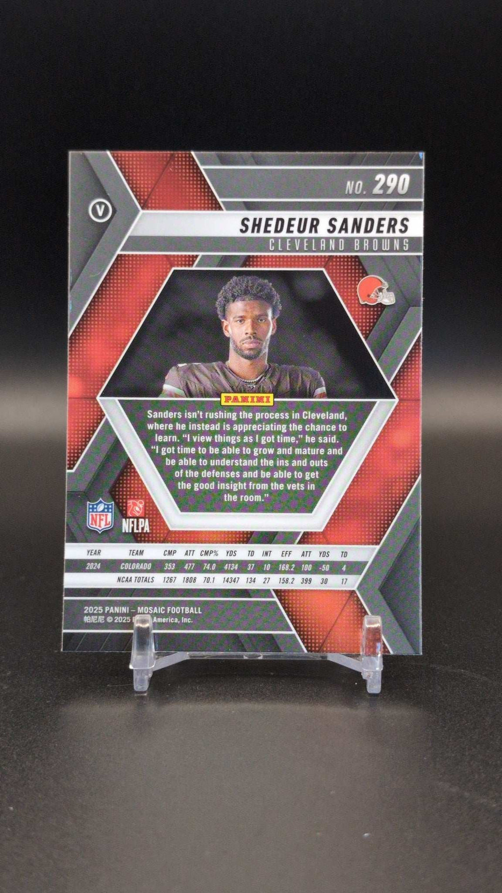 2025 Panini Mosaic #290 Shedeur Sanders
