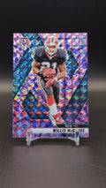 2025 Panini Mosaic #53 Willis McGahee Mosaic Camo Pink