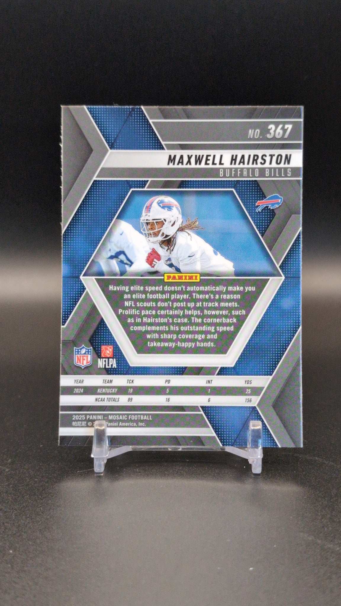 2025 Panini Mosaic #367 Maxwell Hairston