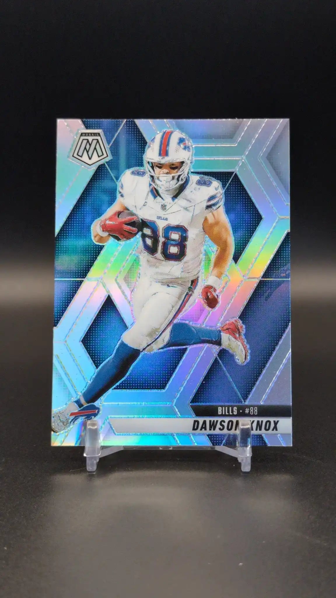 2025 Panini Mosaic #70 Dawson Knox Silver