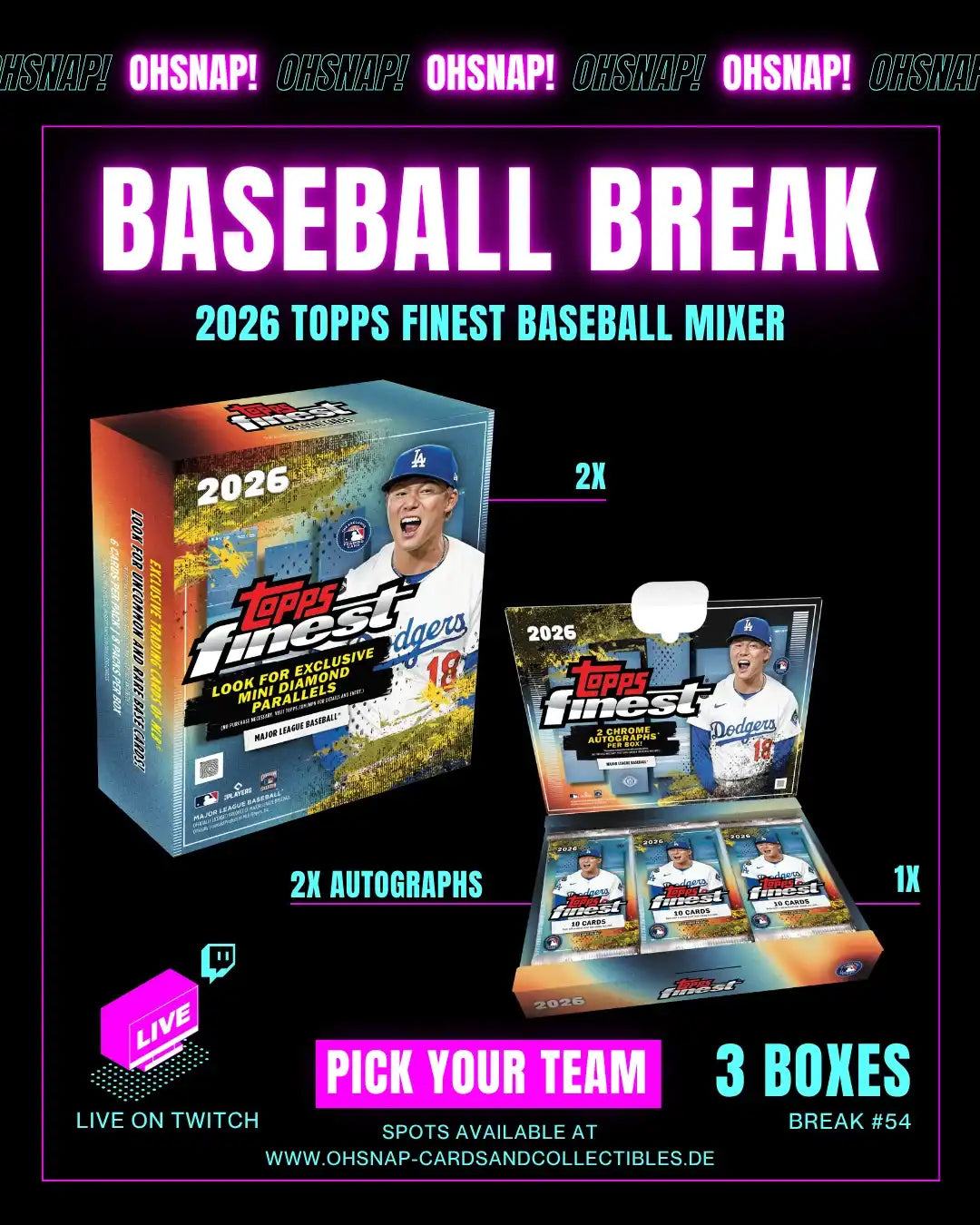 Break #54 2026 Finest Baseball Mixer Break