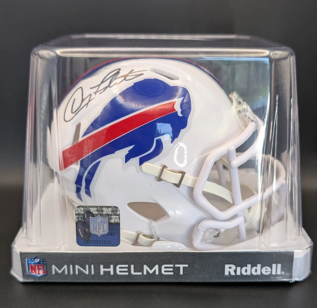 Doug Flutie Signed Buffalo Bills Mini Helmet