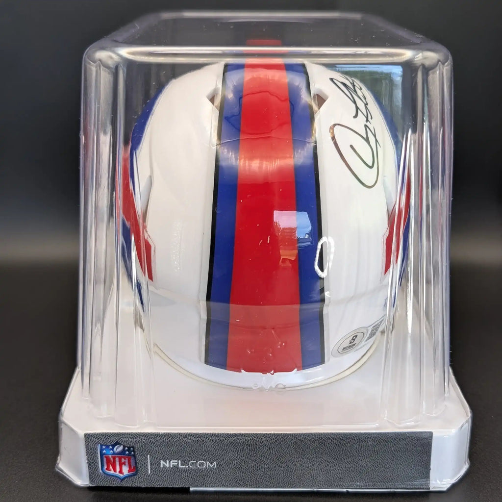 Doug Flutie Signed Buffalo Bills Mini Helmet 3