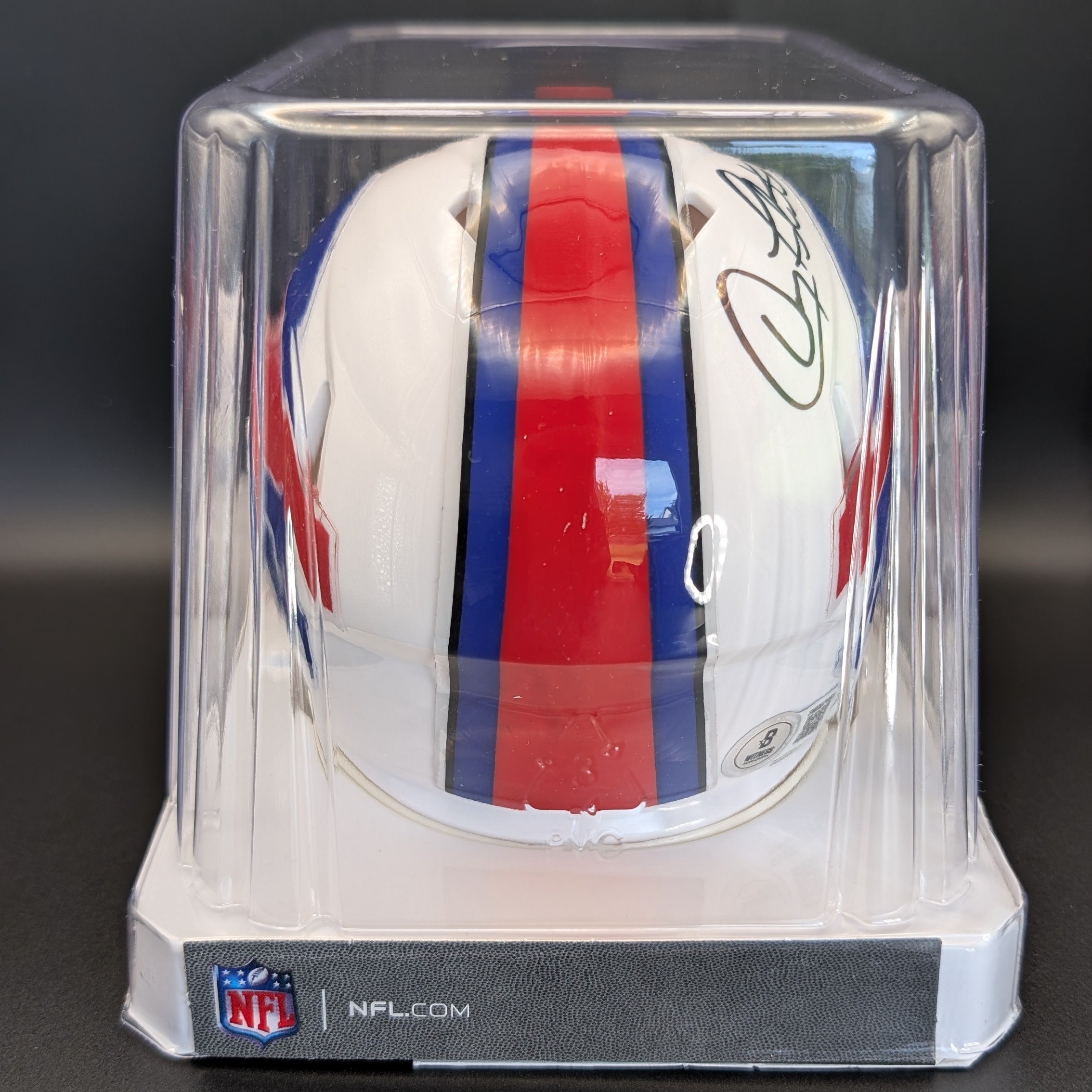 Doug Flutie Signed Buffalo Bills Mini Helmet 3