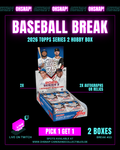 #53 Baseball Break P1G1 | 2x 2026 Topps Series 2 Hobby Boxes